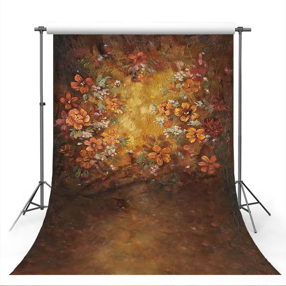 Vintage Flower Photography Backdrop Newborn Baby Children Maternity Artistic Portrait Background Photo Studio Prop