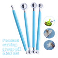 Pottery Clay Dotting Tools DIY Dotting Pen Polymer Clay Modelling Ball Tools Plasticine Pottery Ceramics Sphere Sculpting Tool