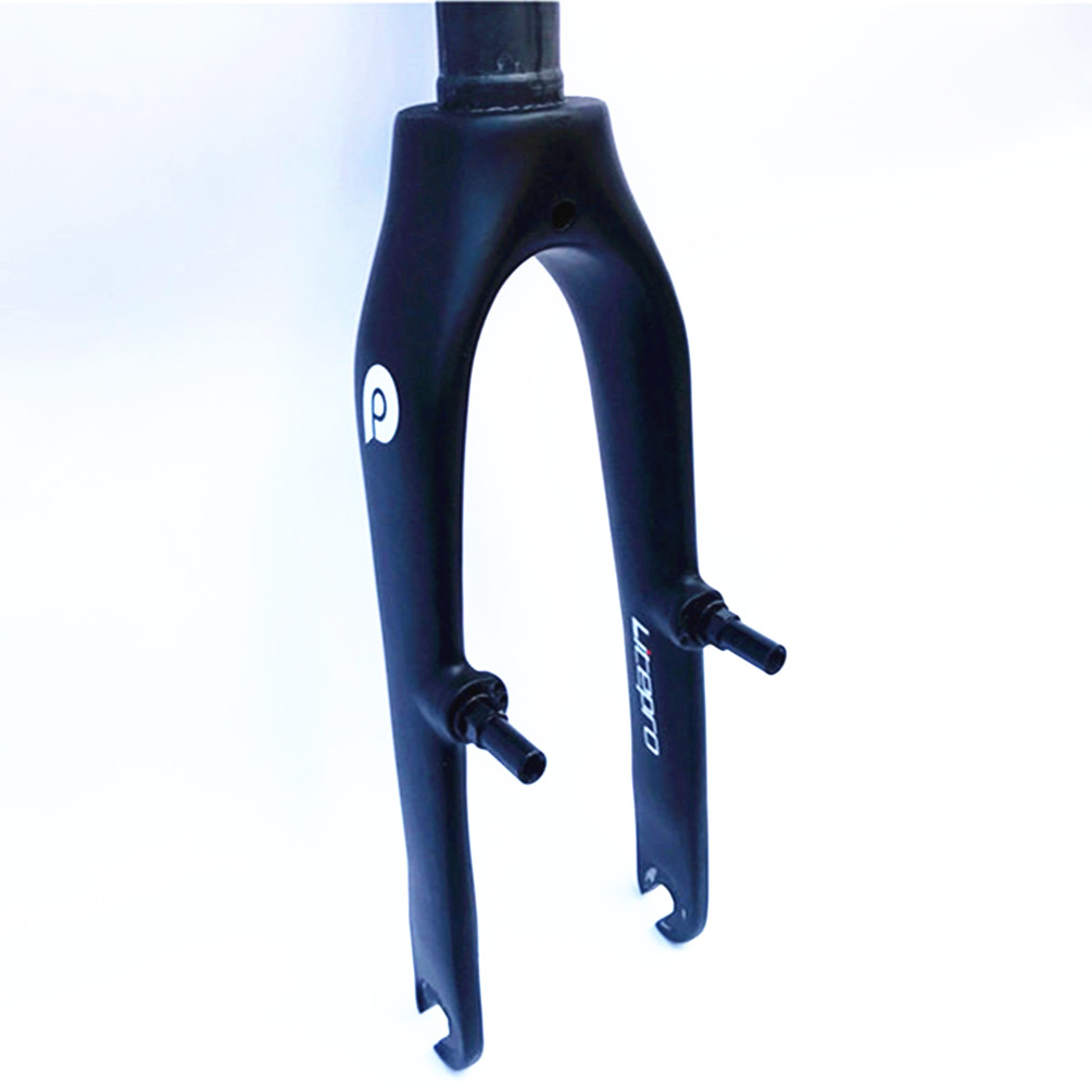 Litepro Bicycle 14 Inch Carbon Fiber Front Fork Open Measurement 74MM Folding Bike K3 Fork Cycling Parts Accessory