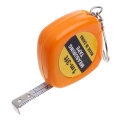 1Pc Easy Retractable Ruler Tape Measure Mini Portable Pull Ruler Keychain 1m/3ft