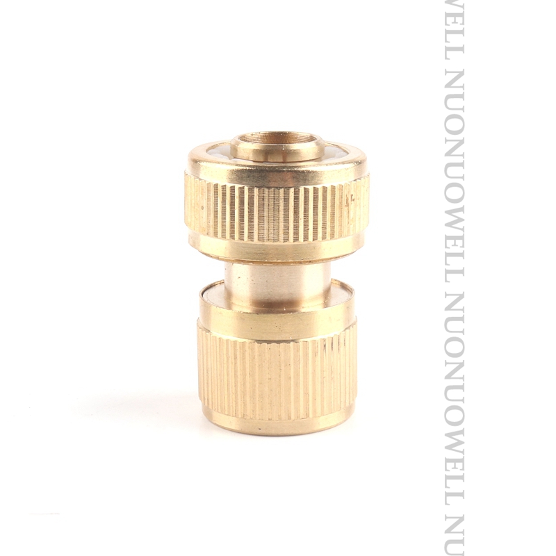 1pcs 1/2" 3/4"Garden Quick Connector Copper Thread Joint Irrigation Hose Fittings Watering Tube Accessories Water Pipe Adaptor