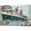 SINCE 2004 Tin Sign Metal Plate Decorative Sign Home Decor Plaques Travel Wanderlust Bon Voyage Passenger Ship Anchor Metal