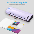 DSB A3 Laminator Photo/Paper Hot Cold Laminating Machine 13 Inch Entry Width 125mic Pouch Thickness with Paper Trimmer Cutter