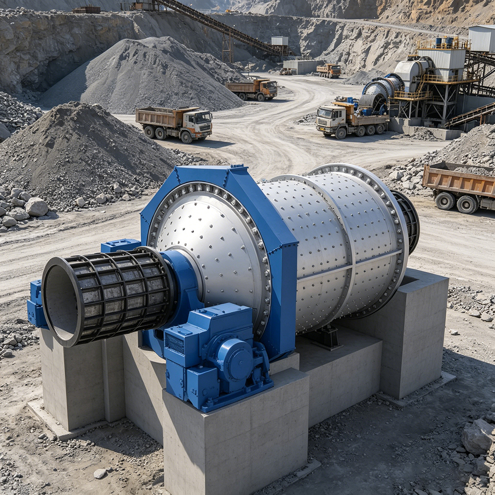 Mining semi-autogenous mill