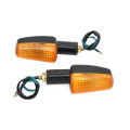 6 volt Motorcycle turn signals black with amber lens turn signal Light Blinker Light Signal Brake Lights Indicators for Moto
