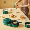 Electric 3 in 1 Household Breakfast machine mini bread toaster baking oven omelette fry pan hot pot boiler food steamer EU