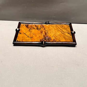 Qiong Bamboo Stone Tea Tray
