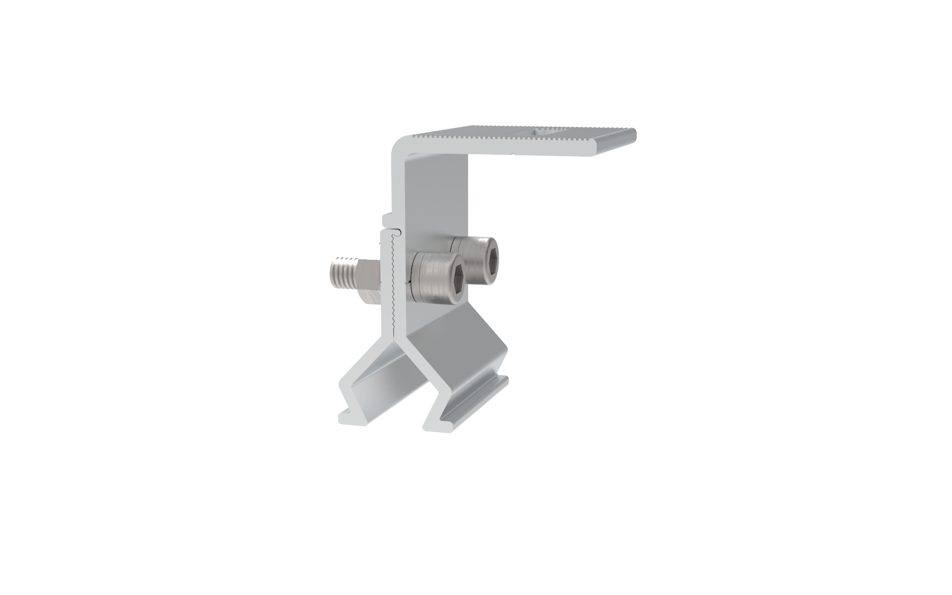 Angle Flyback Roof Aluminum Clamp