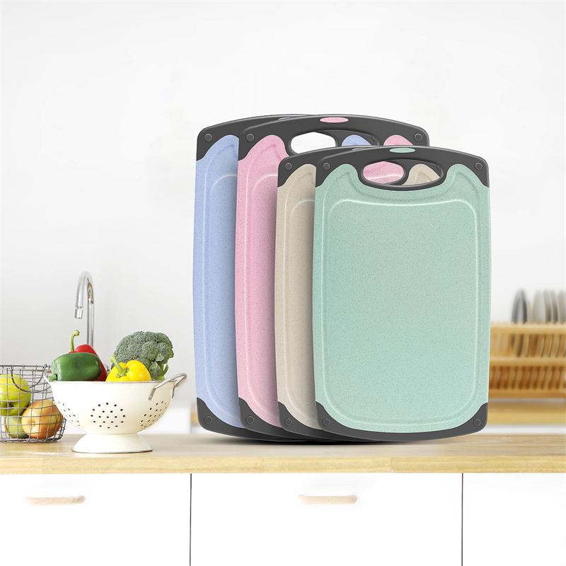 Wheat Straw Kitchen Chopping Board Resistant Cutting Board Chopping Block Kitchen Board Tools Slice Cut Home Accessories
