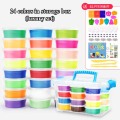 12 / 24 / 36 Colors Air Dry Super Light Jumpimg Modeling Clay Play Dough Playdough Foam Clay Intelligent Plasticine Polymer Clay
