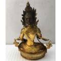 Copper Statue Tibetan brass Bronze Vajradhara Buddha Statue 8.4"H