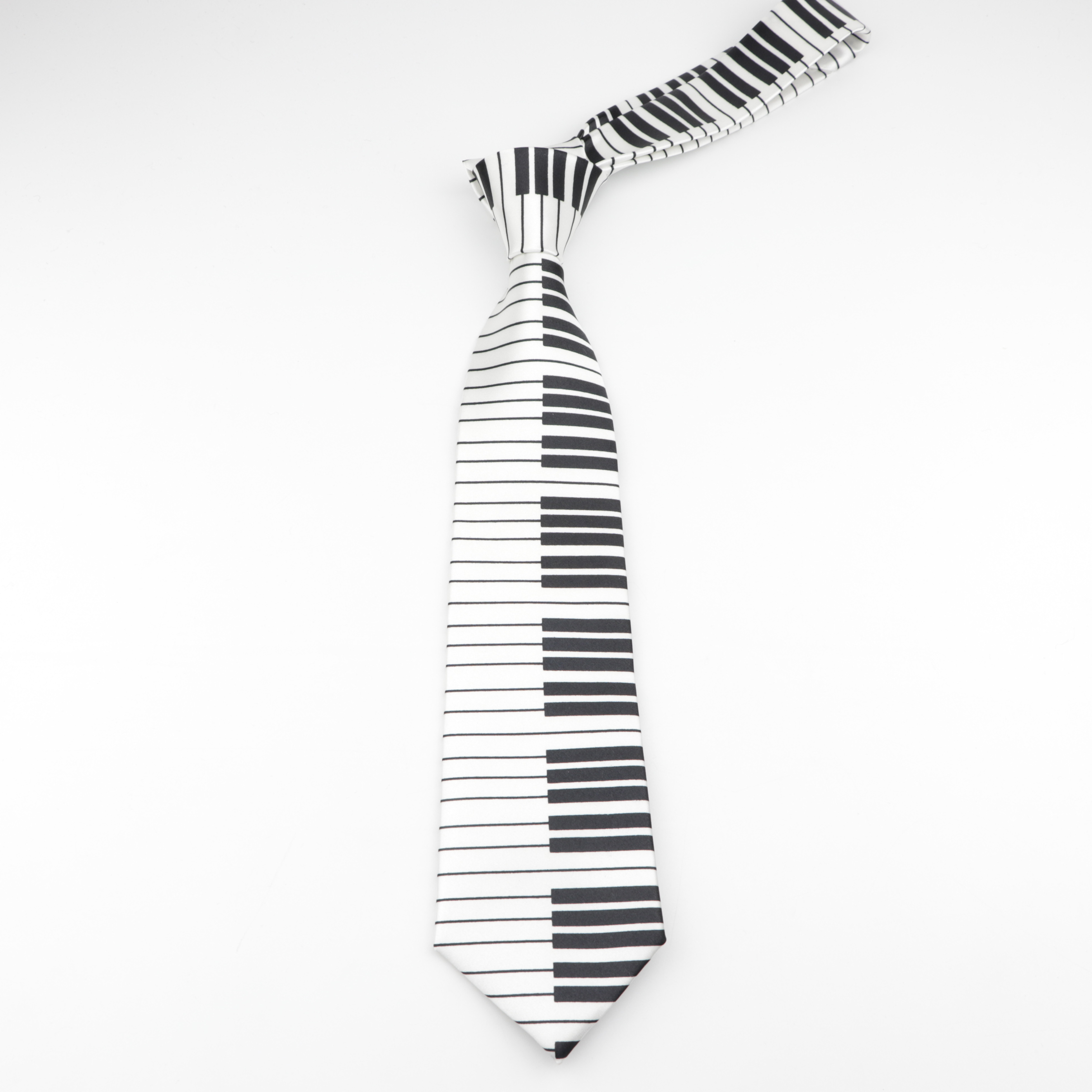Men Fashion Style Standard Necktie Skinny Music Tie Simplicity Design 8cm Width Men's For Party Formal Designer Ties