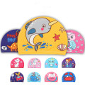 1PC Unicorn Cartoon Children Elastic Printed Swimming Caps Sports Pool Cute Bathing Swim Hat for Children Swimming Caps