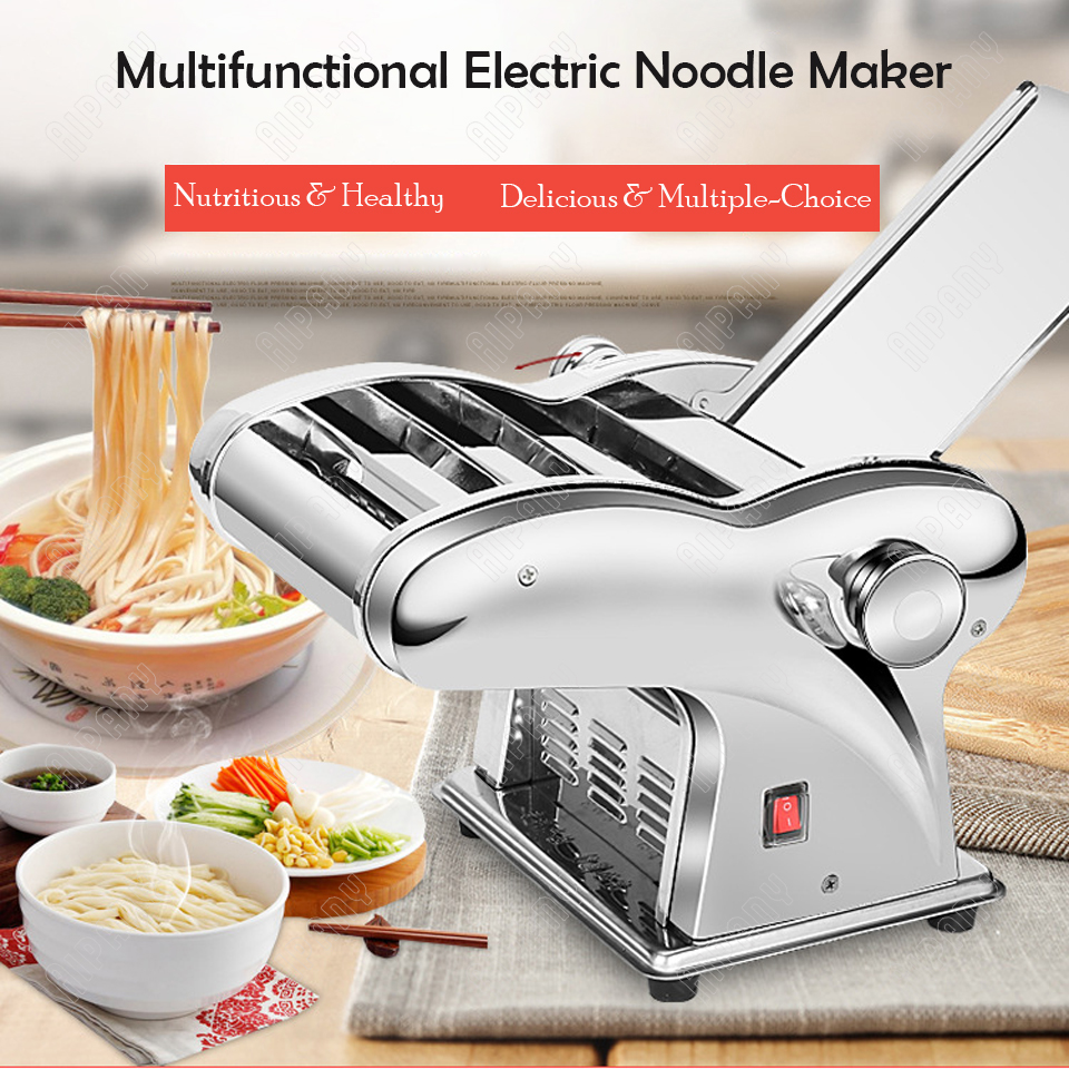 FKM140 series electric noodle maker with 1/2/3/4 blade stainless steel dough sheeter dough roller automatic pasta maker machine