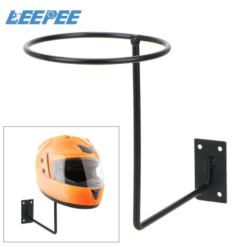 LEEPEE Helmet Display Stand Aluminum Wall Mounted Hook Rack Motorcycle Helmet Holder For Hat Cap Motorcycle Accessories