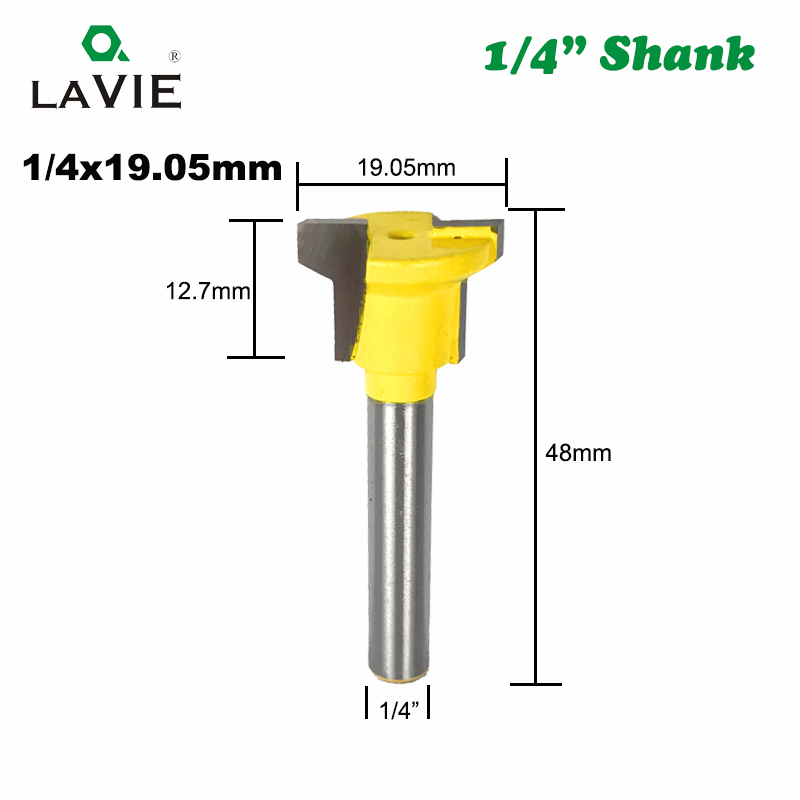 1/4" Shank Drawer Molding Router Bit Drawer Lock Tenon Knife Plug Wood Milling Cutter Door Woodworking Mitered Tool