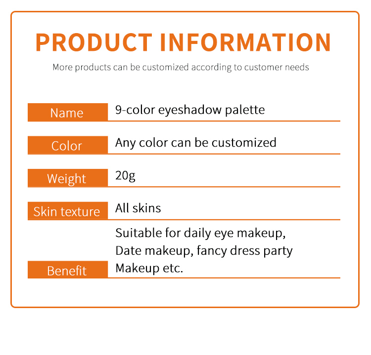 9 Colors Eyeshadow Palettes11