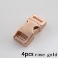 4pcs 10mm rose gold