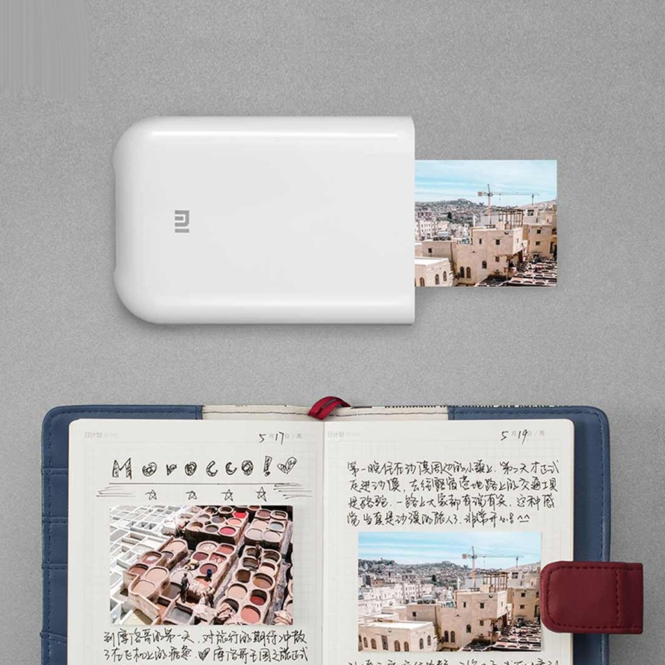 Xiaomi Bluetooth Printer ZINK Print 300dpi AR Photo Portable Mini Pocket Printer DIY Photo Paper Printers For iphone Android