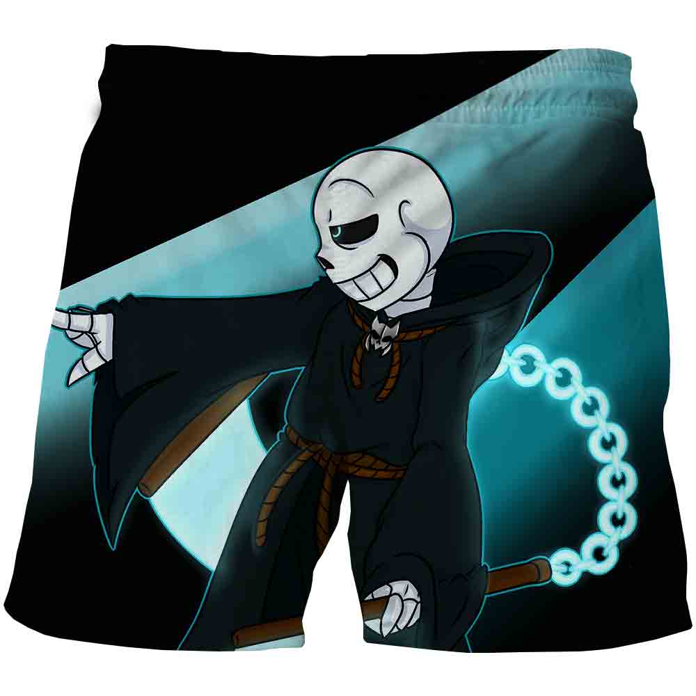 Cute 3D Cartoon Summer Boy Streetwear Shorts 3d Printed Skullcandy Baby Boys Shorts Children Kids Pants Teenage Shorts