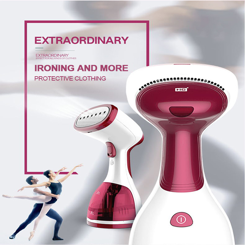 New Garment Steamers Clothes Mini Steam Iron Handheld dry Cleaning Brush Clothes Household Appliance Portable Travel 220V EUplug