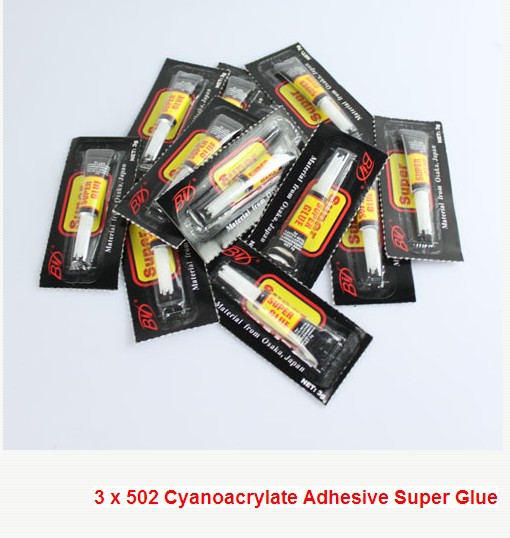 502 Super Liquid Glue Cyanoacrylate Quick Dry Adhesive Strong Bond Fast Leather Rubber Metal Home Office School Tool 1PC