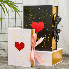 Ribbon Closure Luxury Cosmetic Packaging Gift Perfume Box