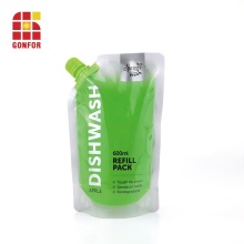 Custom Printed Refillable Cleaner Conditioner Packaging Bags Pouches