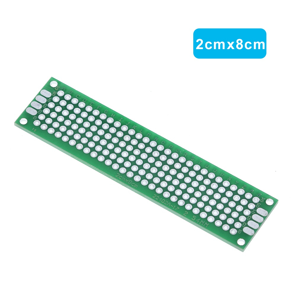 Dropshipping 4pcs 5x7 4x6 3x7 2x8cm double Side Copper prototype pcb Universal Board Fiberglass board for Arduino