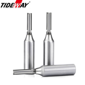 Tideway Diamond PCD Straight Router Bit CVD Coating Woodworking Milling Cutter Slotting Engraving Machine Tool for Wood Acrylic