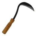 Compound Steel Sickle Agricultural Gardening Crooked Weeding Knife Wooden Handle Reaping Hook Garden Weeding Tool