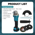 860W 18V 100/125mm Brushless Cordless Impact Angle Grinder with Grinding Disc 4 Speed fr Makita Battery Cutting Machine Polisher
