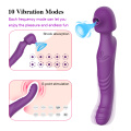 Powerful Magic Wand AV Vibrator Sex Toys for Couple Clitoris Sucking Stimulator Adults Sex Shop G Spot Vibrating Dildo for Woman