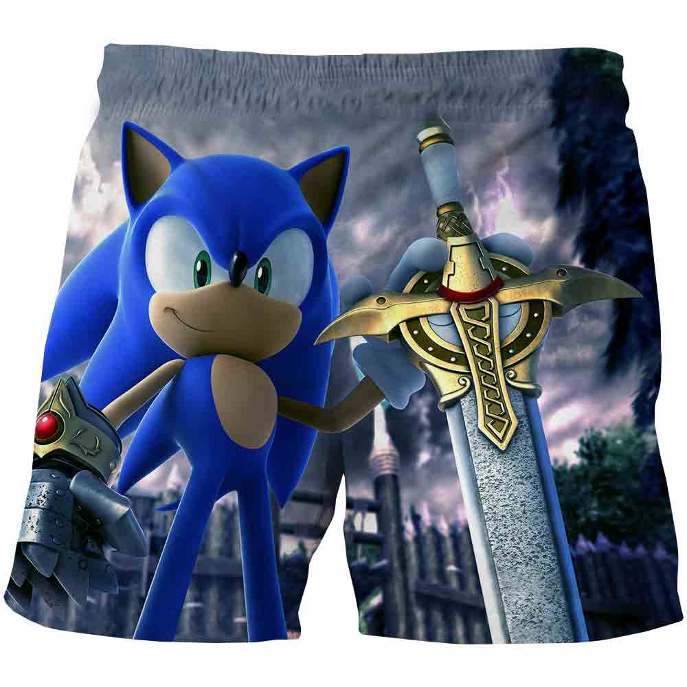 New 2020 Summer Kids Shorts For Girls Fashion Girl Sonic the Hedgehog kids 3D cartoon Short pants Children Pants Boys Shorts