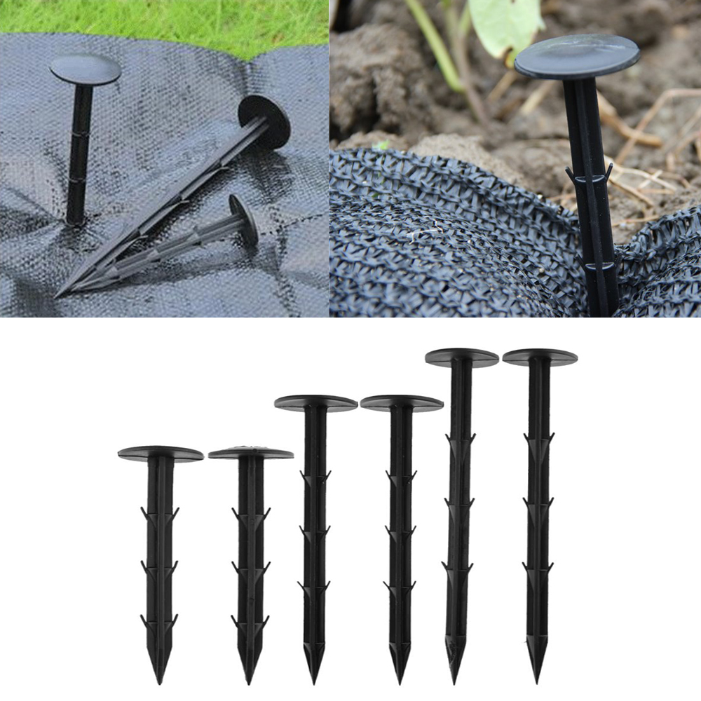 20/50pcs Garden Nail Pegs Ground Mulch Fixed Tools For Pest Control/Anti-bird Net Greenhouse Film Ground Cloth Sunshade Sails