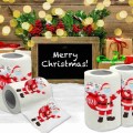 Christmas Toilet Paper Pattern Color Santa Claus Snowman Toilet Tissue Home Christmas Gifts Navidad Christmas Toilet Paper