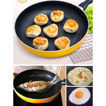 Pan non-stick frying pan household thickening wok pancake pot induction cooker gas stove universal