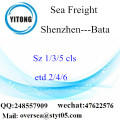 Shenzhen Port LCL Consolidation To Bata