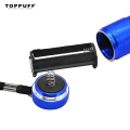 TOPPUFF Electric Automatic Herb Grinder Aluminum Powered By Battery ( No Included ) Metal Spice Crusher Herb Grinder