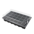3Pcs Set 24 Holes Seedling Tray Soil-Free Practical Portable Household Grower Seedling Seed Sprouter Vegetable Wheatgrass Tray