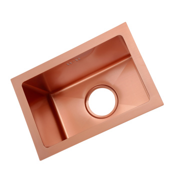 Stainless Rose gold Undermount Sinks Set Kitchen Small Sink Balcony Household Small Sink Single Slot Kitchen Sink