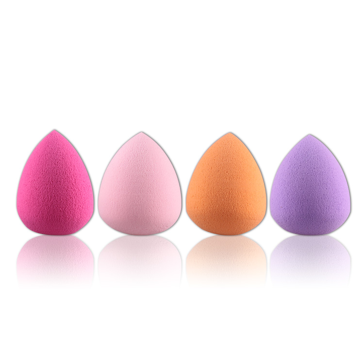 4PCS Pro Makeup Blender Foundation Puff Multi Shape Sponges Water Cosmetic Blender Blending Powder Smooth Make Up Sponge Tool