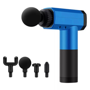 OEM Fitness LCD Screen Cordless 4-Heads Massage Gun