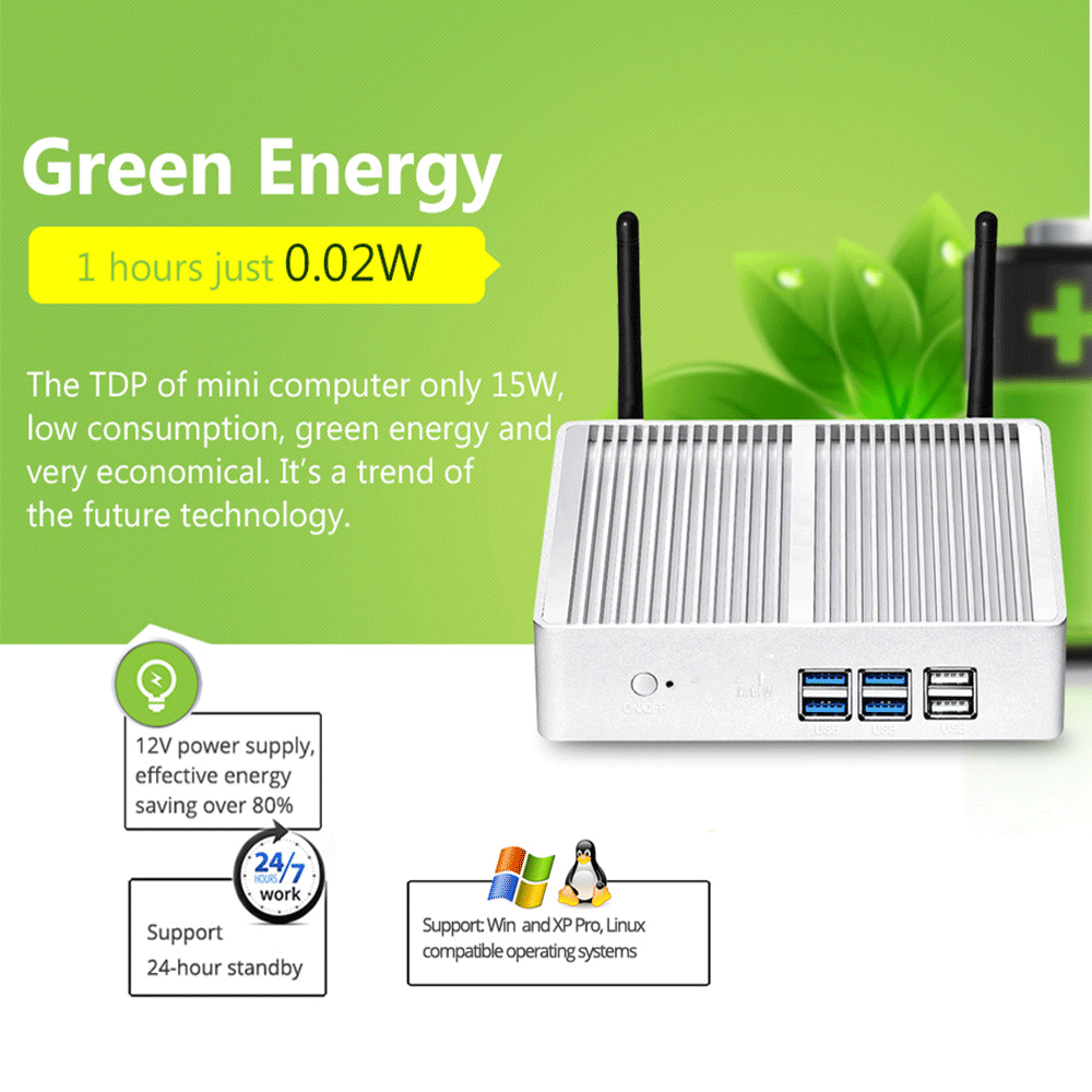 Fanless Mini Pc