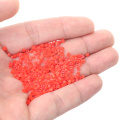 200PCS/Pack Plastic Artificial Red Fish Tackle Rubber Bands Durable Red Insect Clip Elastic Bloodworm Granulator Fishing Tools