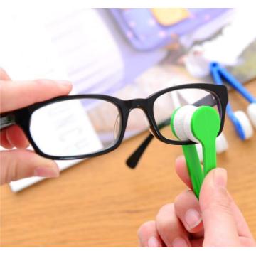 Portable Eyewear Brush Glasses Cleaning Rub Sun Glasses Eyeglass Microfiber Cleaner Soft Brush Cleaning Tool Glass Accessories