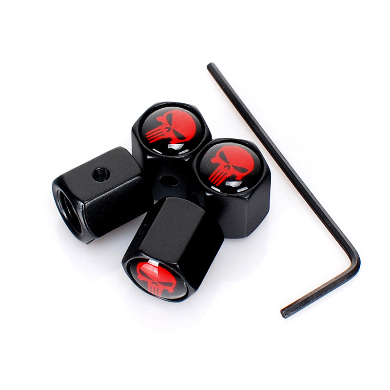 Black Ghost Head Valve Cap