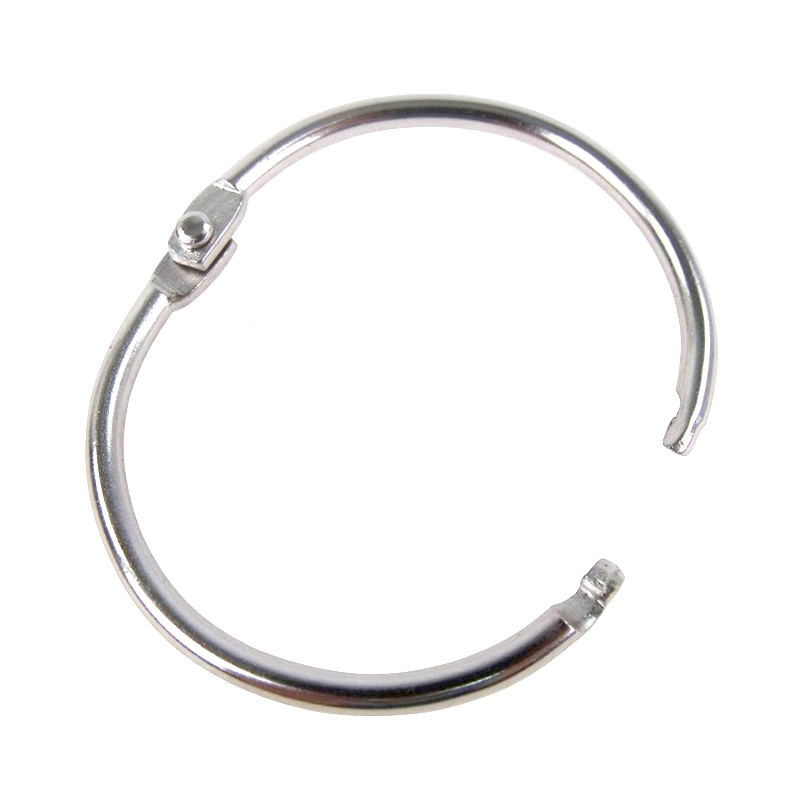 20PCS 5PCS/Bag loose leaf Binding ring stainless steel Nickel plating metal rings Binding consumables 20-110mm office suppliers
