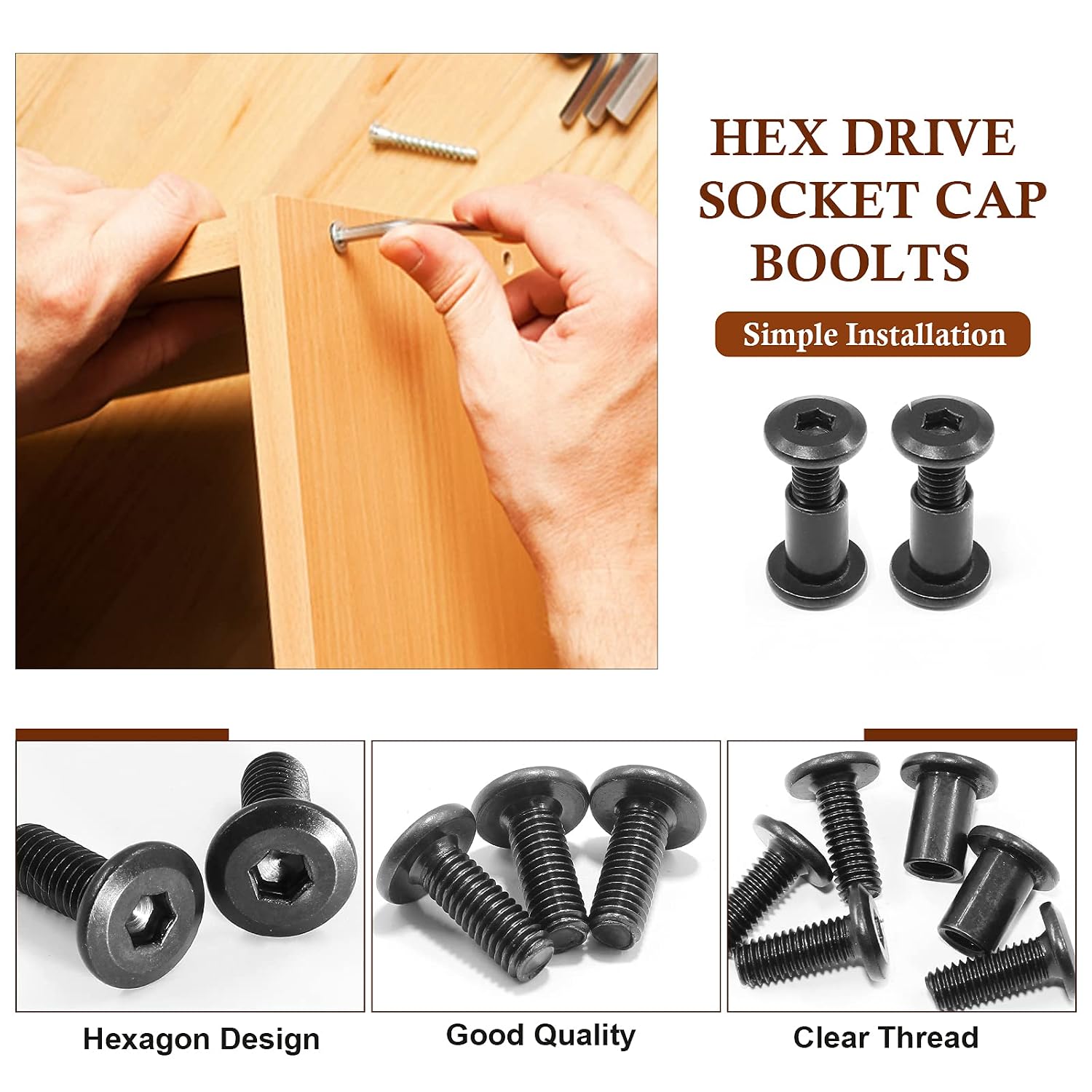 Hex Drive Socket Cap Bolt,