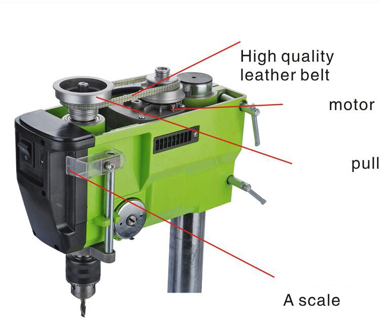 220V Quality Mini Electric Drill 5168E DIY Variable Speed Micro Drill Press Machine 680W Bench Electric Drilling Machine